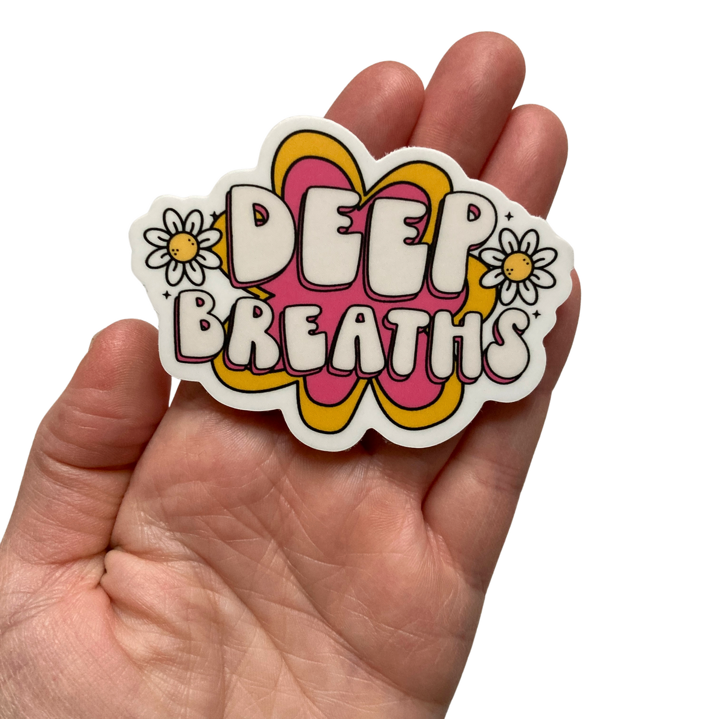 Deep Breaths Sticker