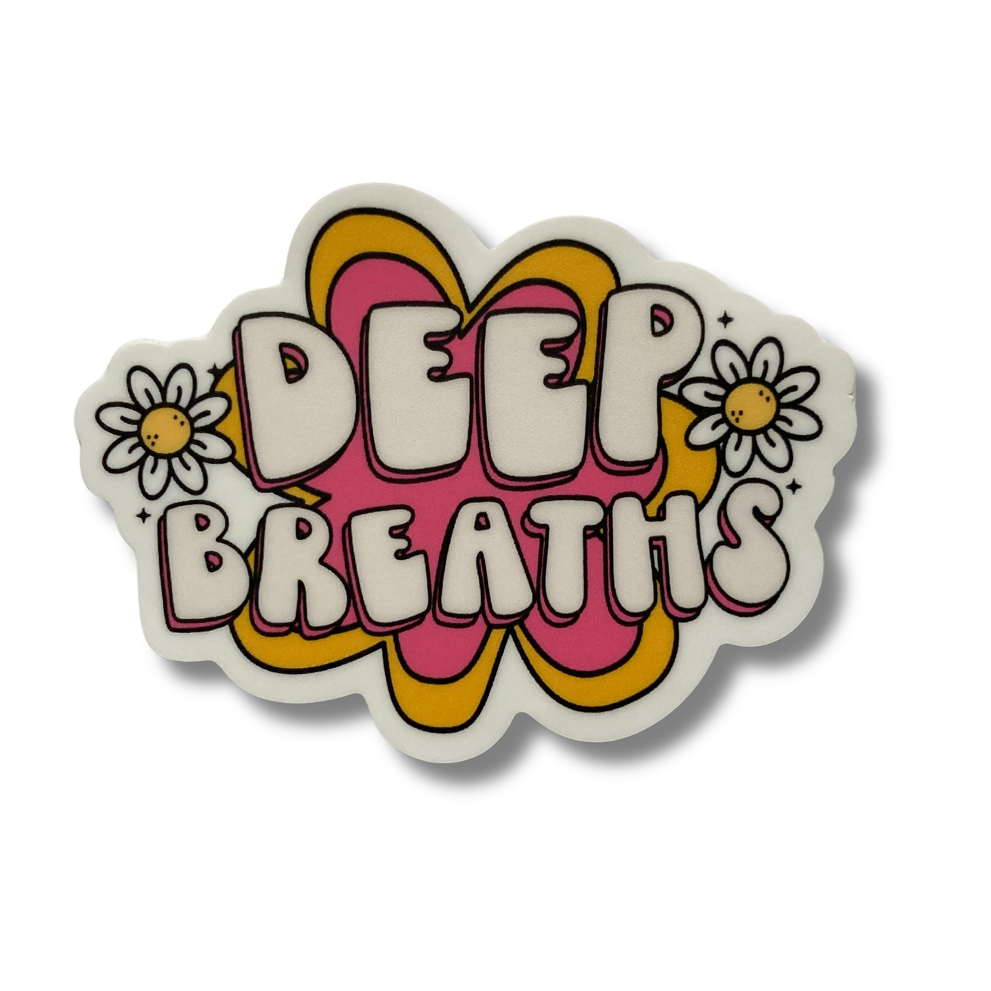 Deep Breaths Sticker