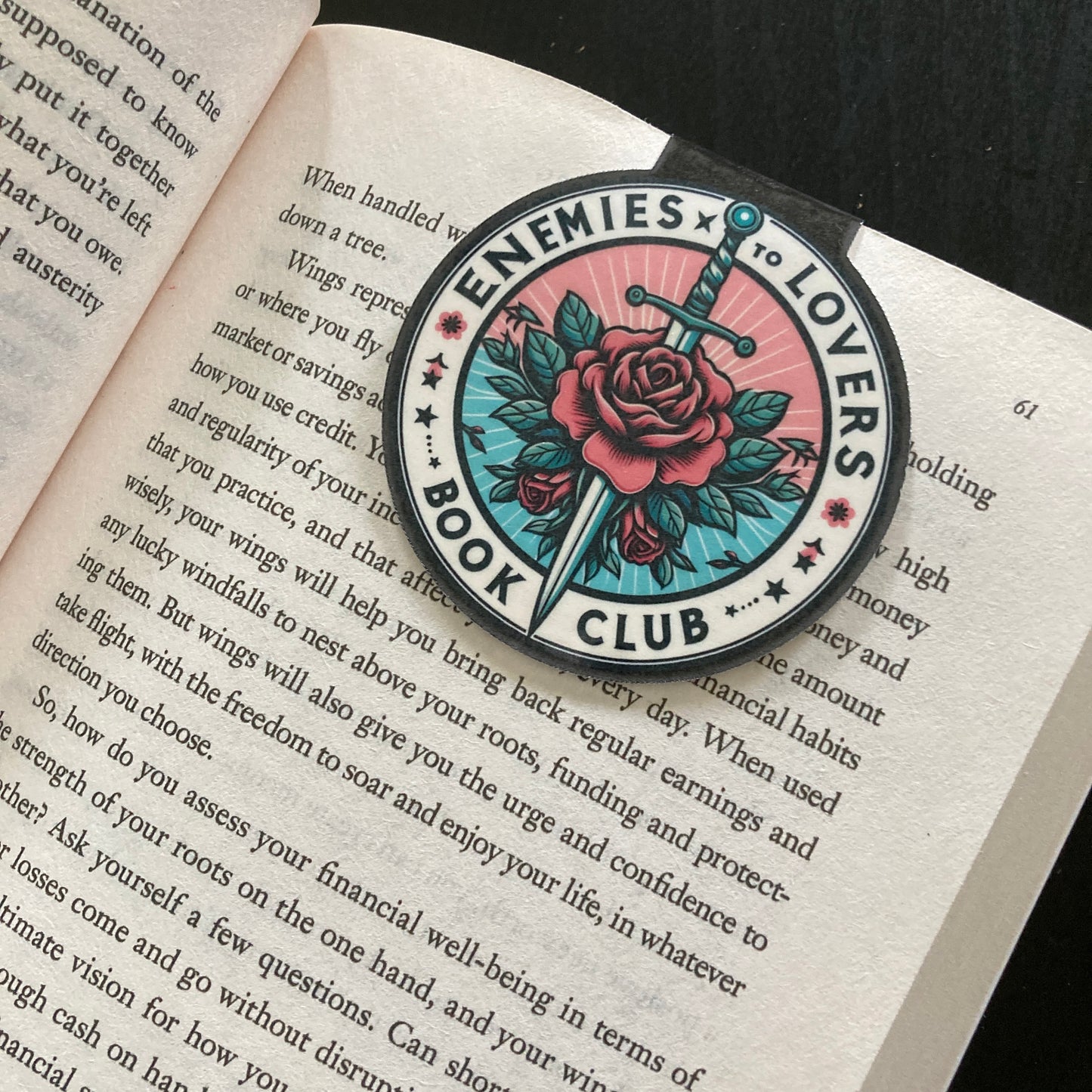 Enemies To Lovers Magnetic Bookmark