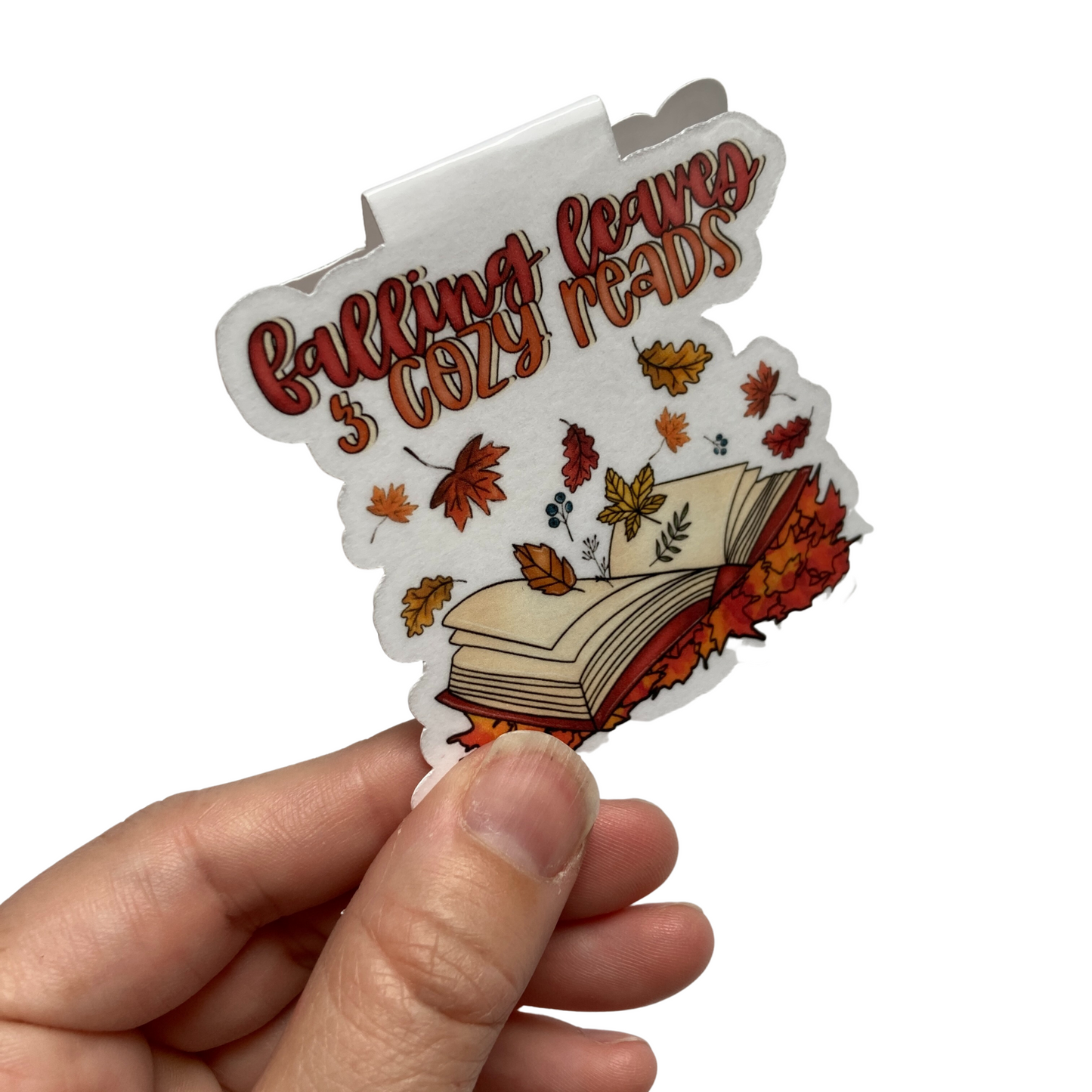 Falling Leaves & Cozy Reads Bookmark