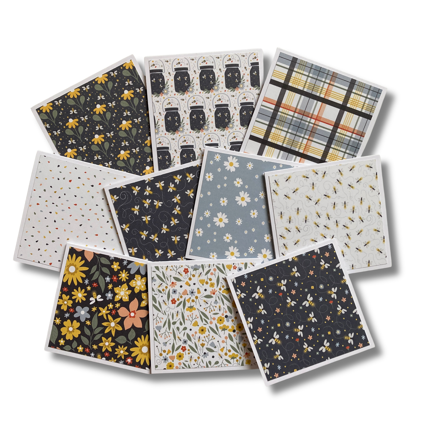 3x3 Firefly Note Cards