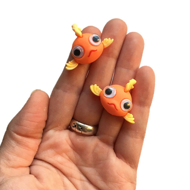 Orange Fish Magnets