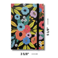 Dark Modern Floral Chunky Notepad