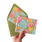 Foil Floral Note Cards