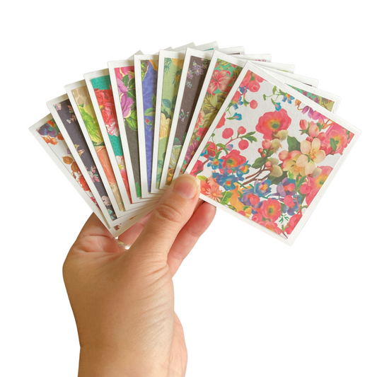 3x3 Floral Stack Note Cards