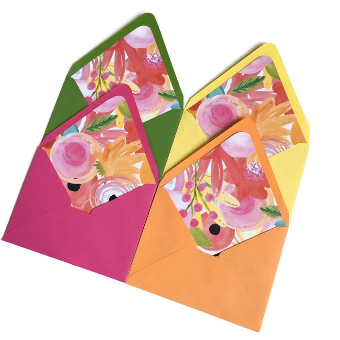 She Blooms Floral Note Cards