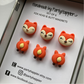 Fox Head and Butt Magnets