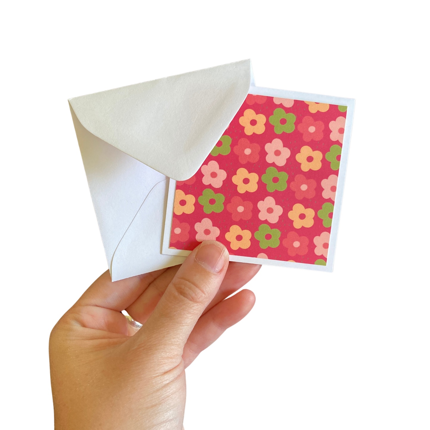 3x3 Berry Bright Note Cards