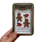 Gingerbread & Poinsettia Magnets