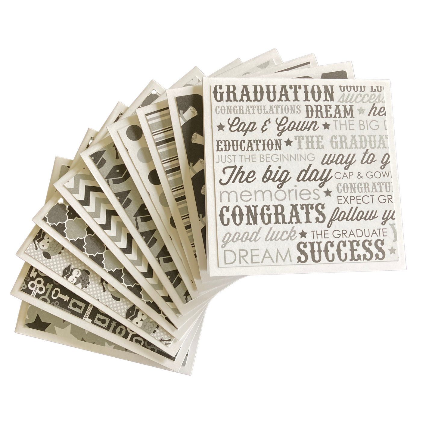 3x3 Graduation Note Cards