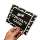 Congrats Grad Gift Card Holder