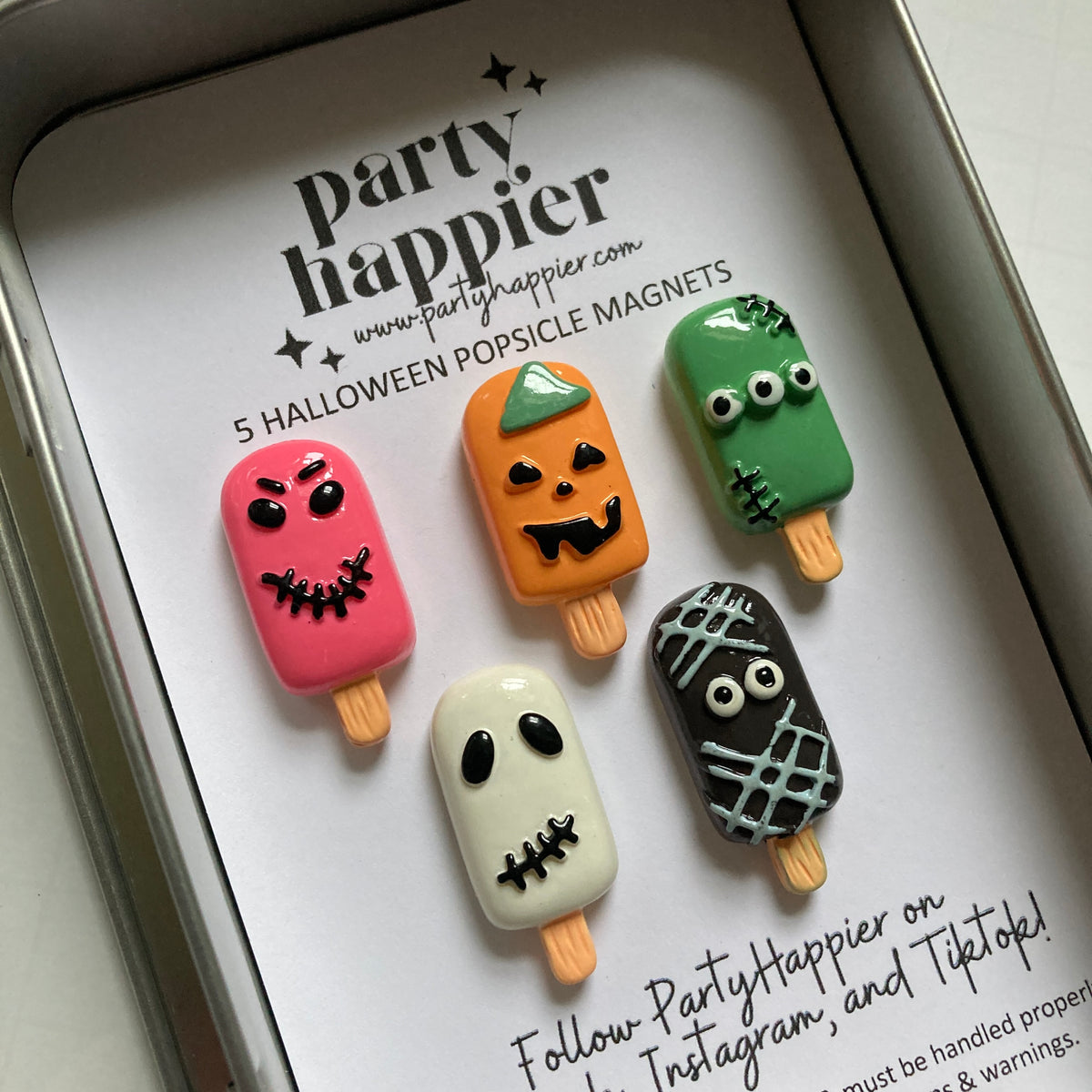Halloween Popsicle Magnets