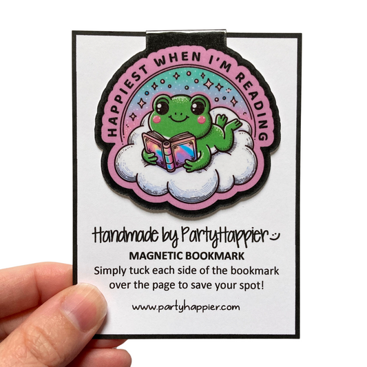 Happiest When I'm Reading Magnetic Bookmark