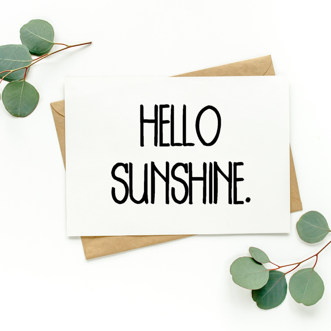 Hello Sunshine Card