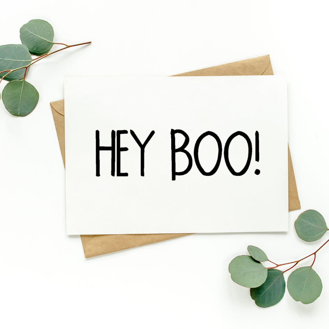 Hey Boo Card – PartyHappier