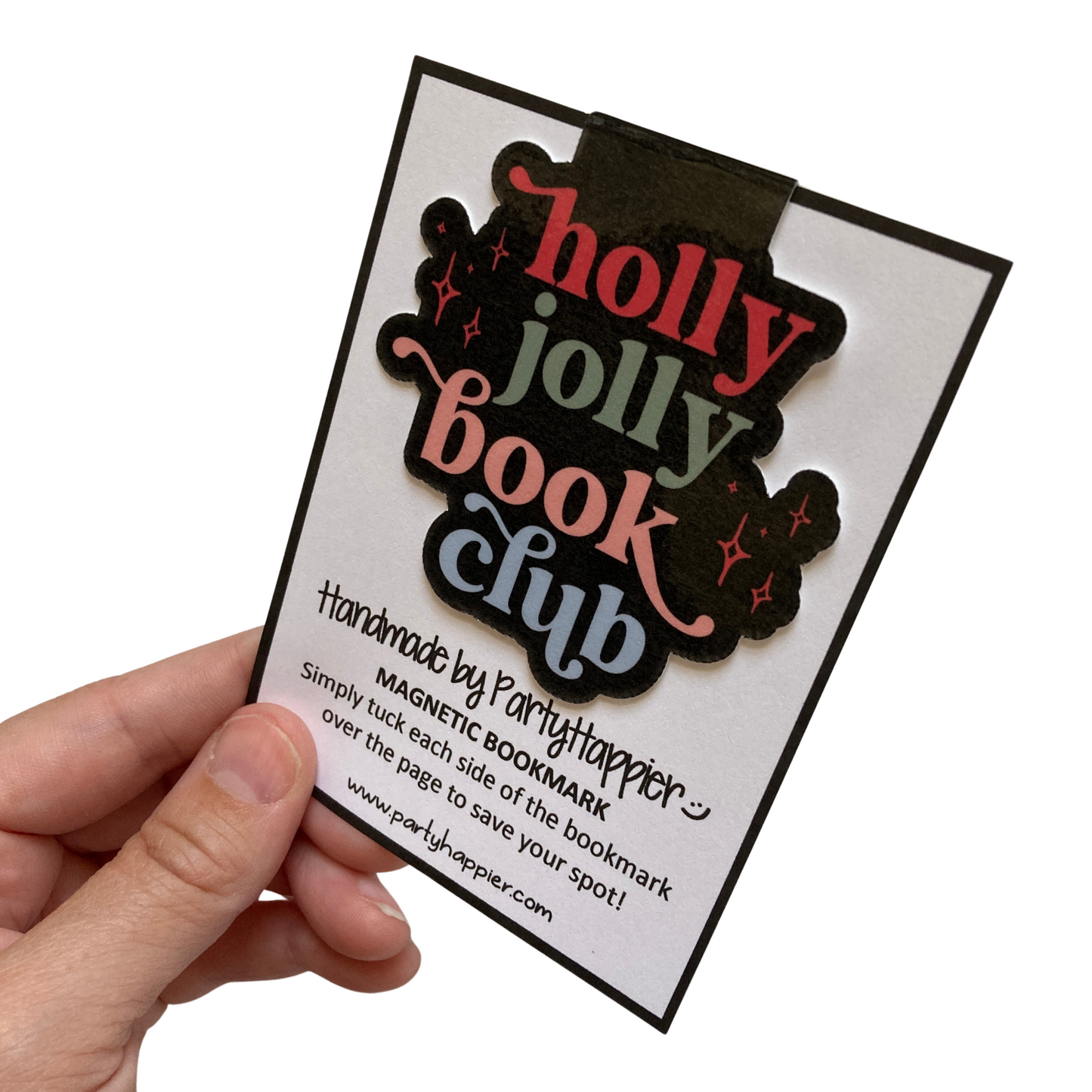 Holly Jolly Book Club Bookmark