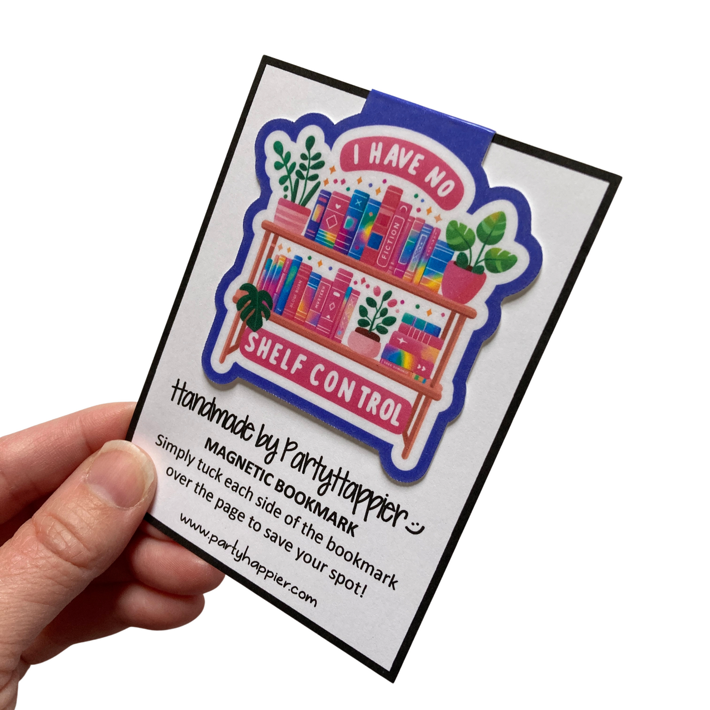 I Have No Shelf Control Floral Magnetic Bookmark