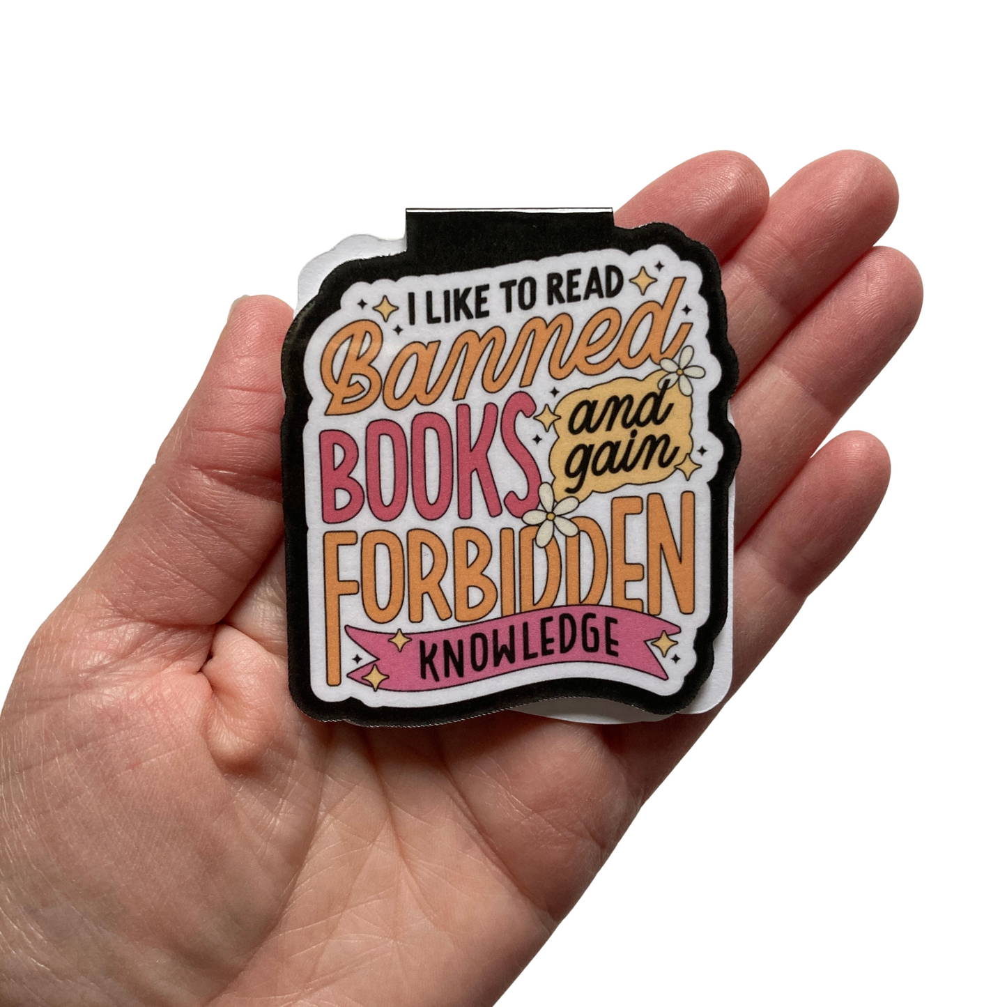 I Like To Read Banned Books Magnetic Bookmark