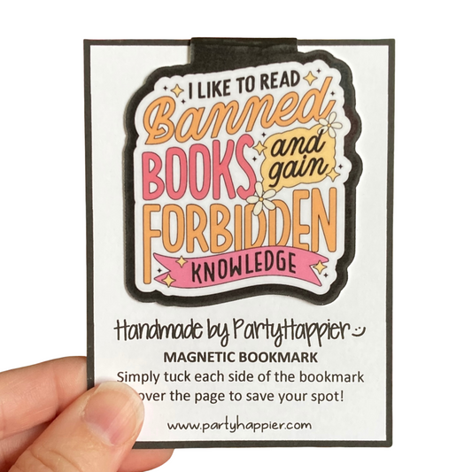 I Like To Read Banned Books Magnetic Bookmark