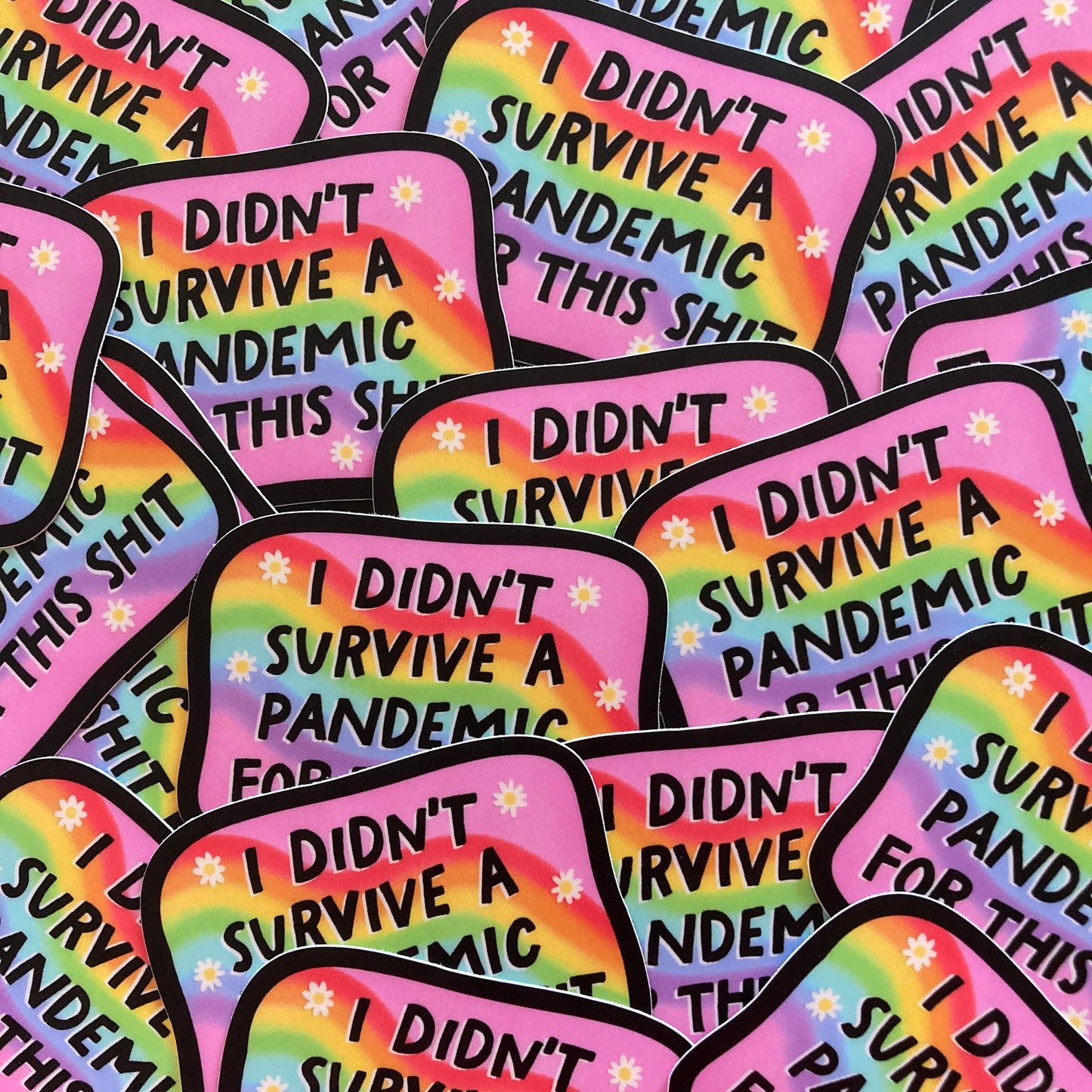 I Didn't Survive A Pandemic For This Shit Sticker