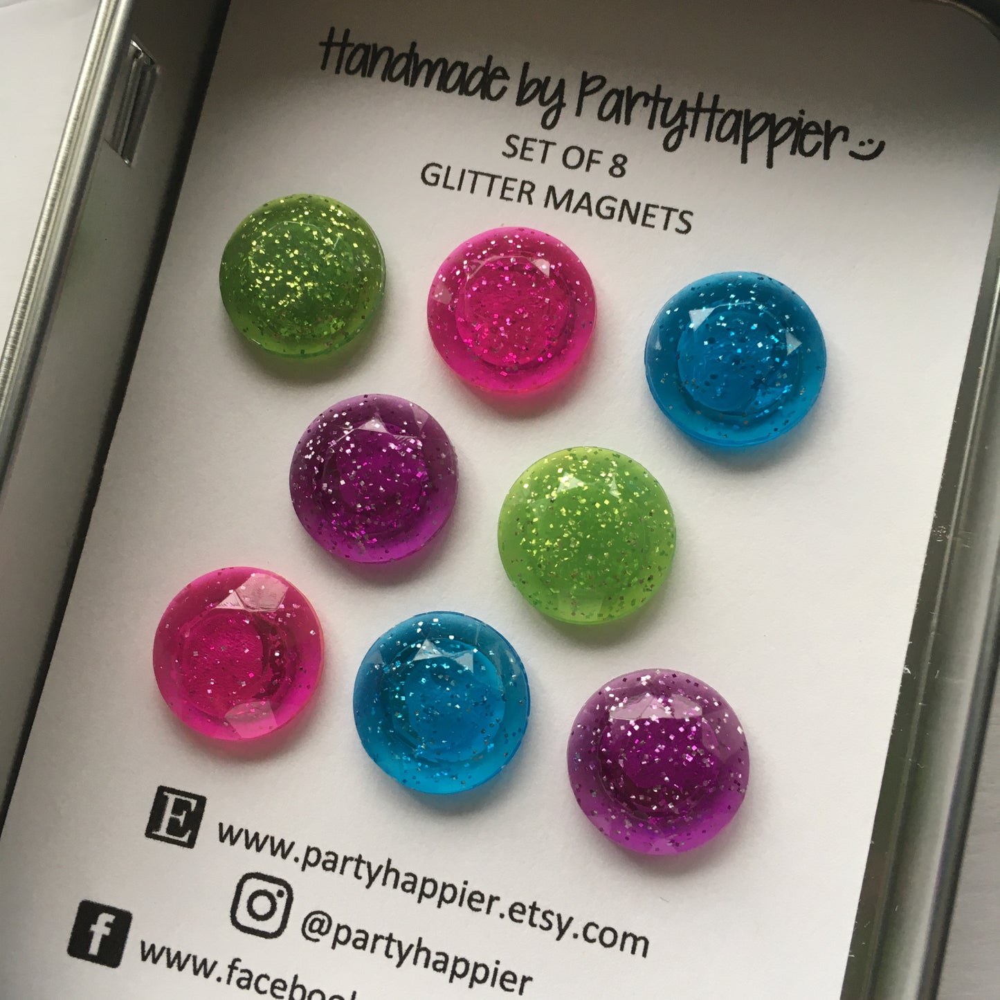 Large Glitter Magnets