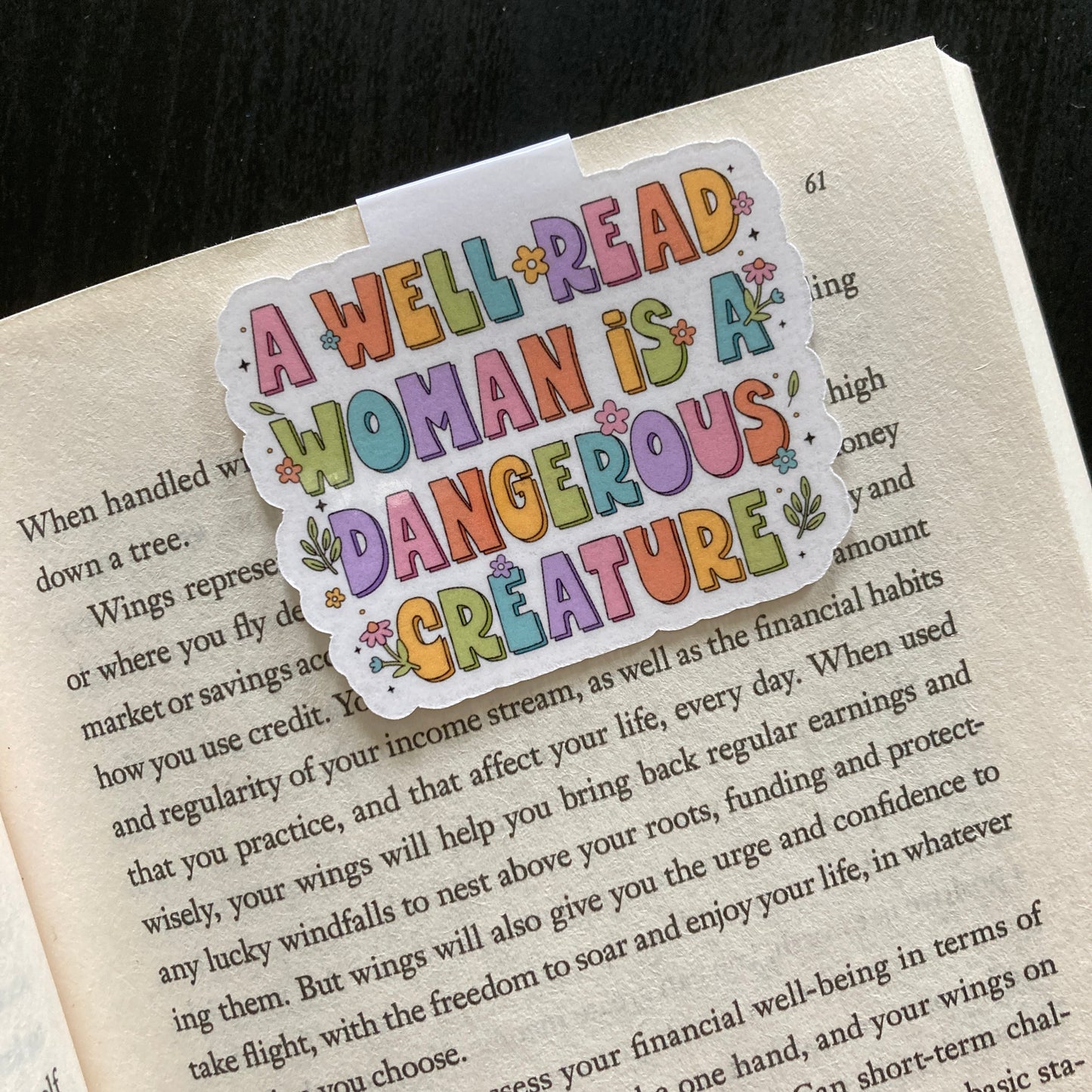 A Well Read Woman Is a Dangerous Creature Bookmark