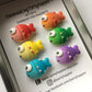 Rainbow Fish Magnets