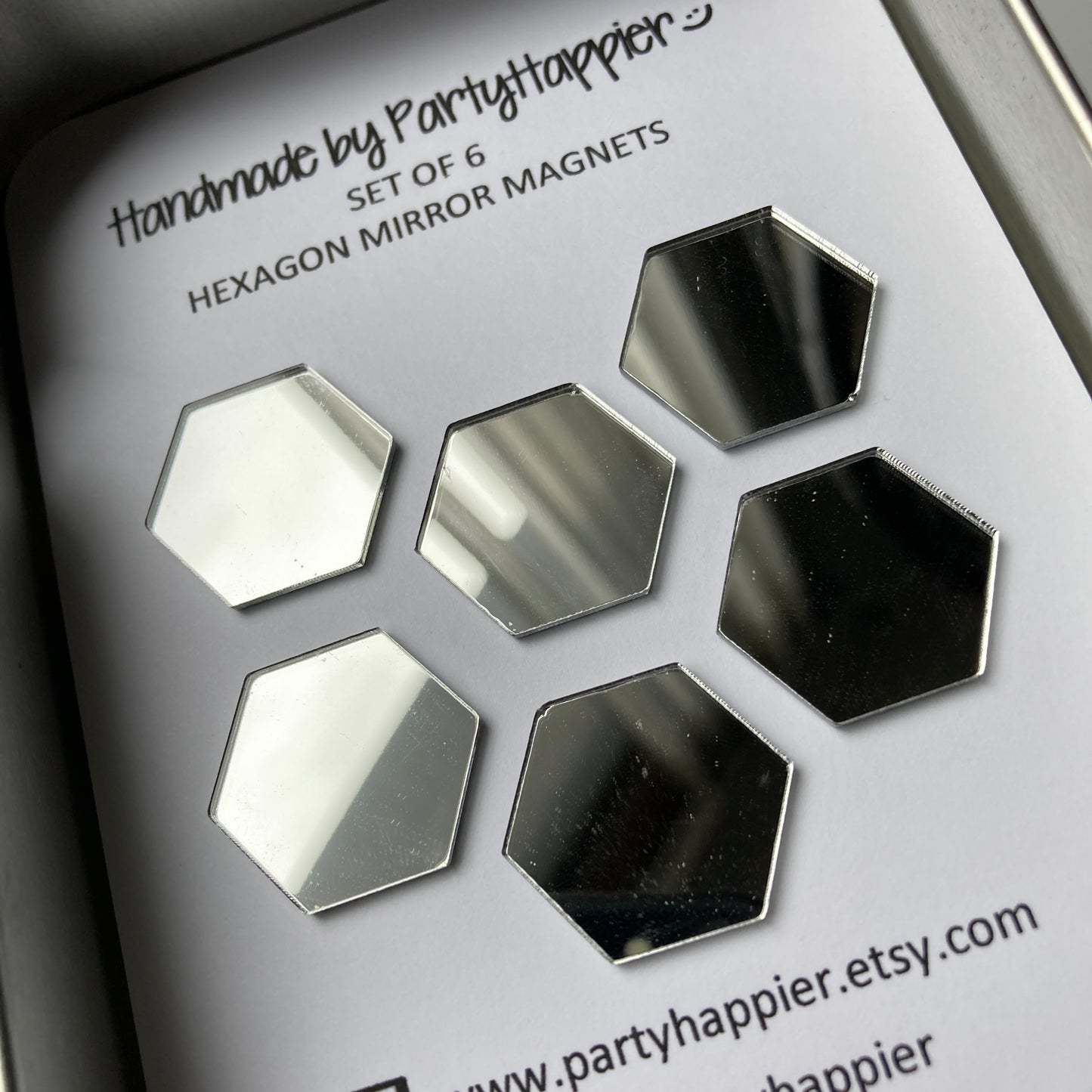 Hexagon Mirror Magnets