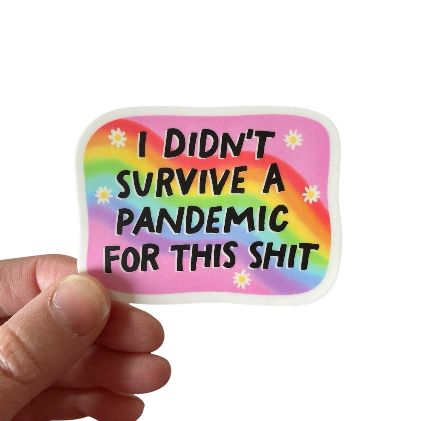 I Didn't Survive A Pandemic For This Shit Sticker