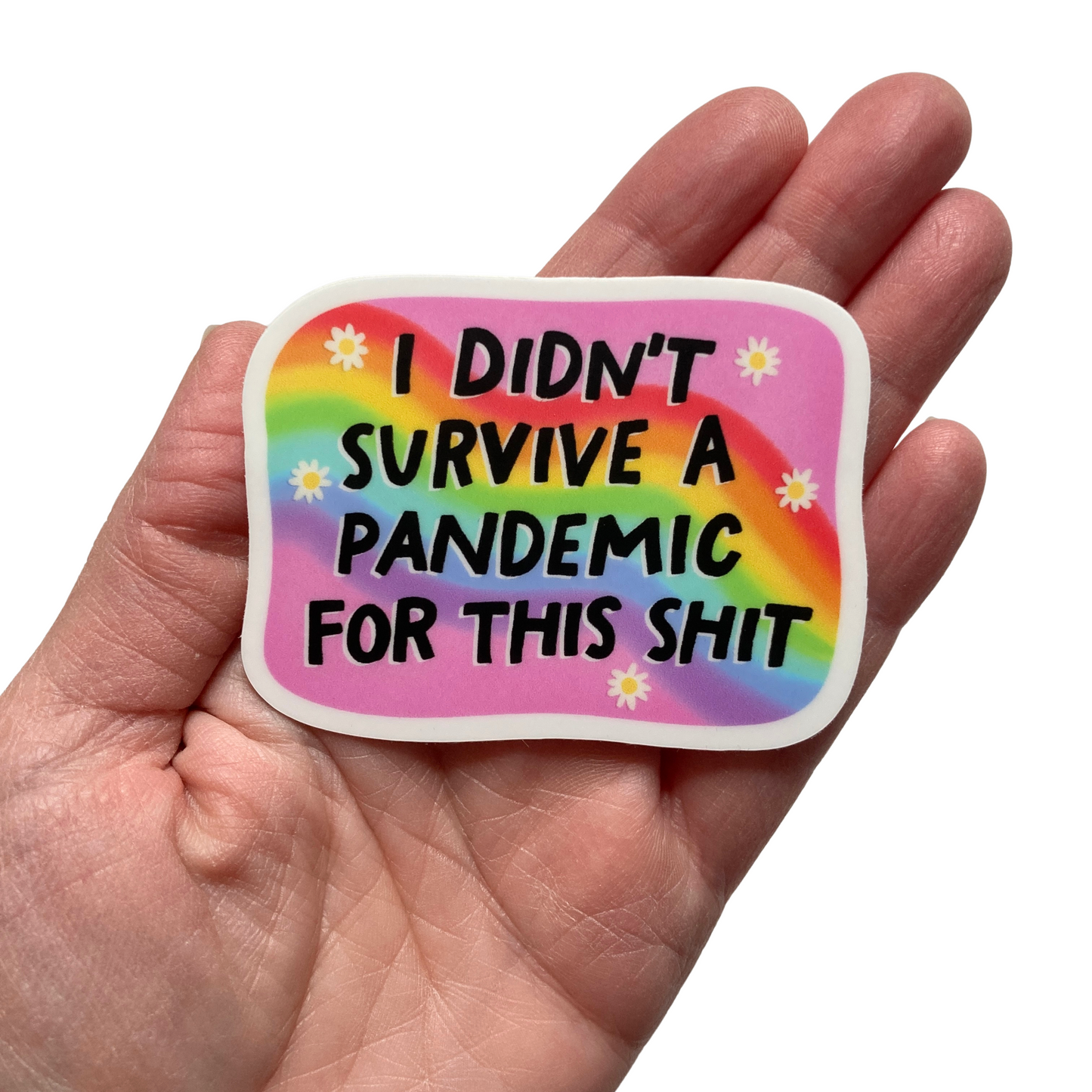 I Didn't Survive A Pandemic For This Shit Sticker