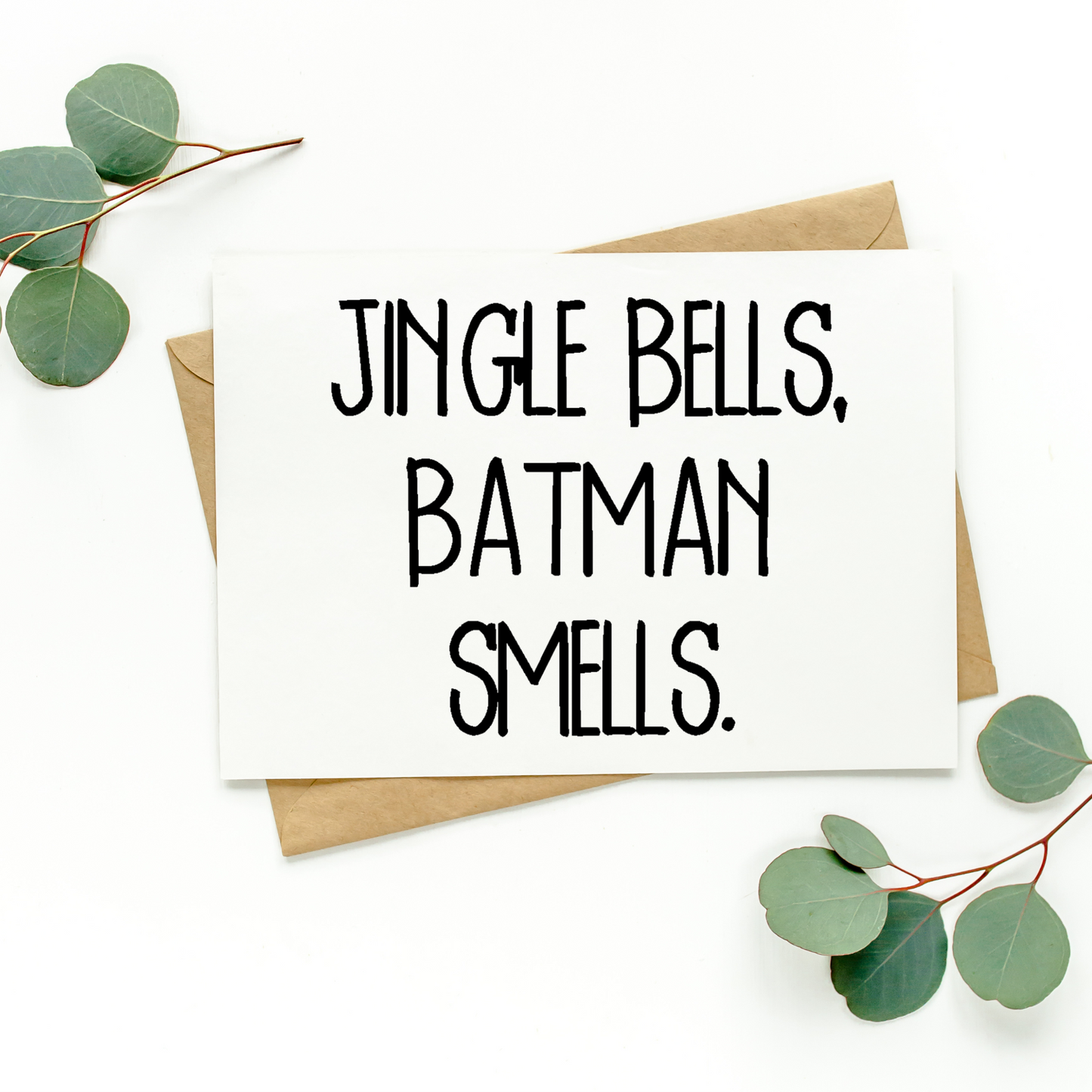 Jingle Bells Batman Smells Card PartyHappier Jingle bells batman smells card partyhappier