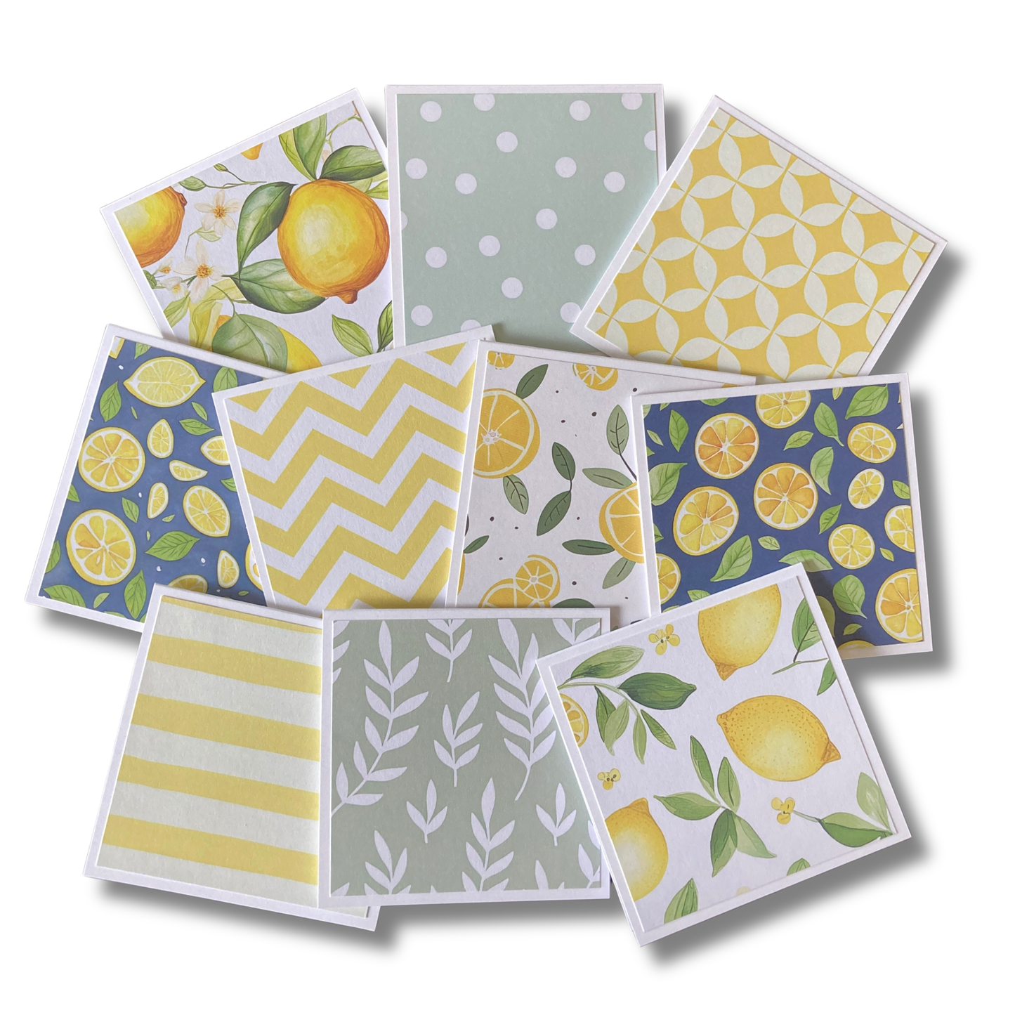 3x3 Lemonade Summer Note Cards