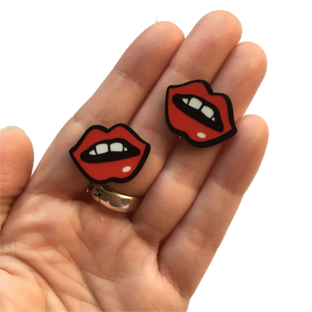 Red Lip Magnets