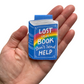 Lost In A Book Don't Send Help Magnetic Bookmark