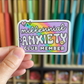 Millennial Anxiety Club Member Sticker