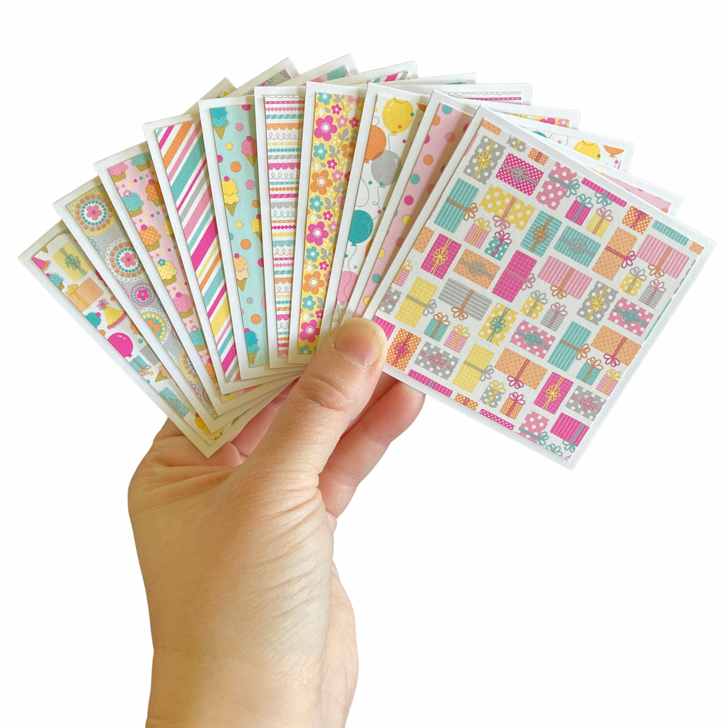 3x3 Sugar Shoppe Note Cards