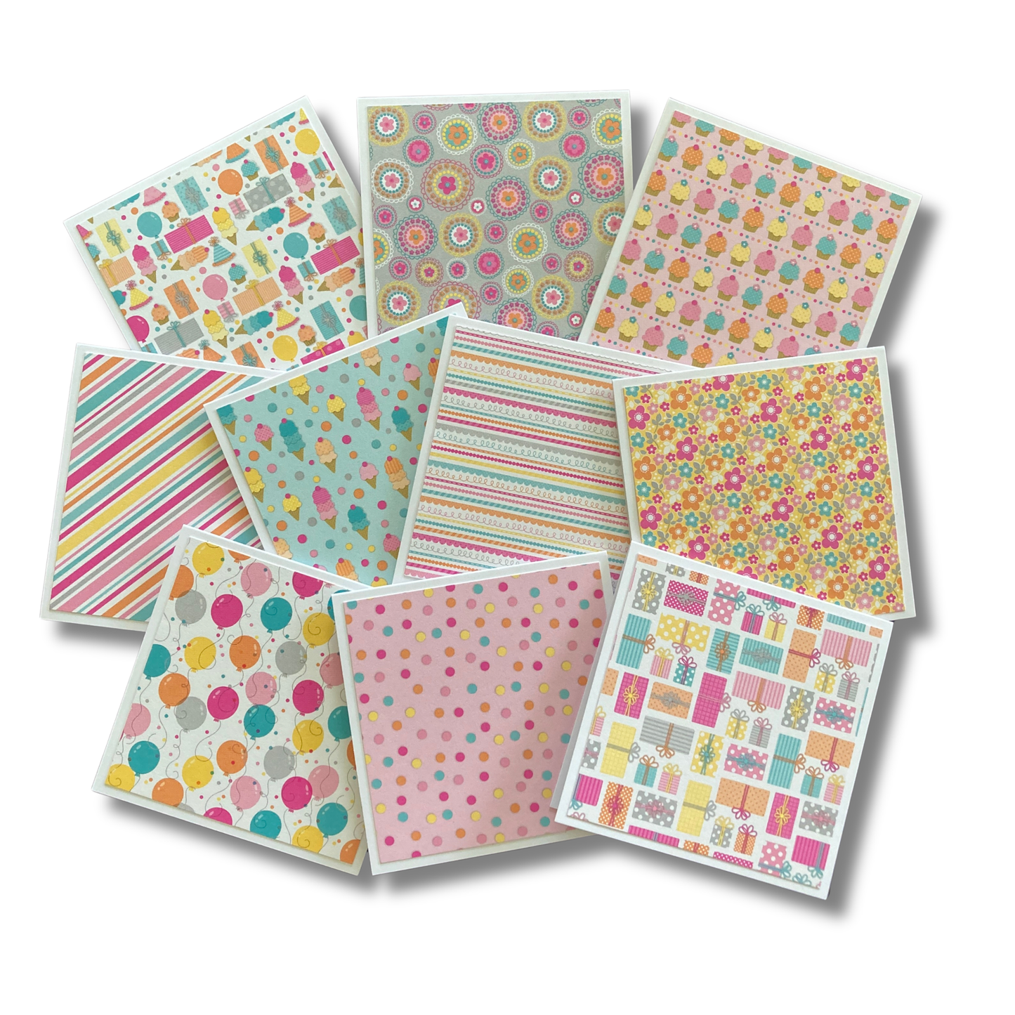 3x3 Sugar Shoppe Note Cards