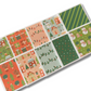 3x3 Festive Homes Note Cards