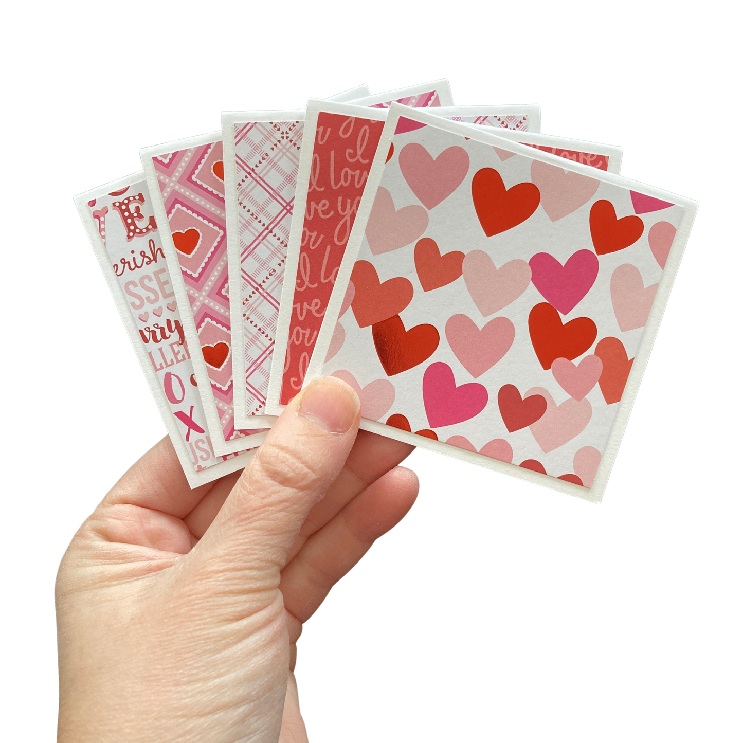 3x3 I Love You Note Cards