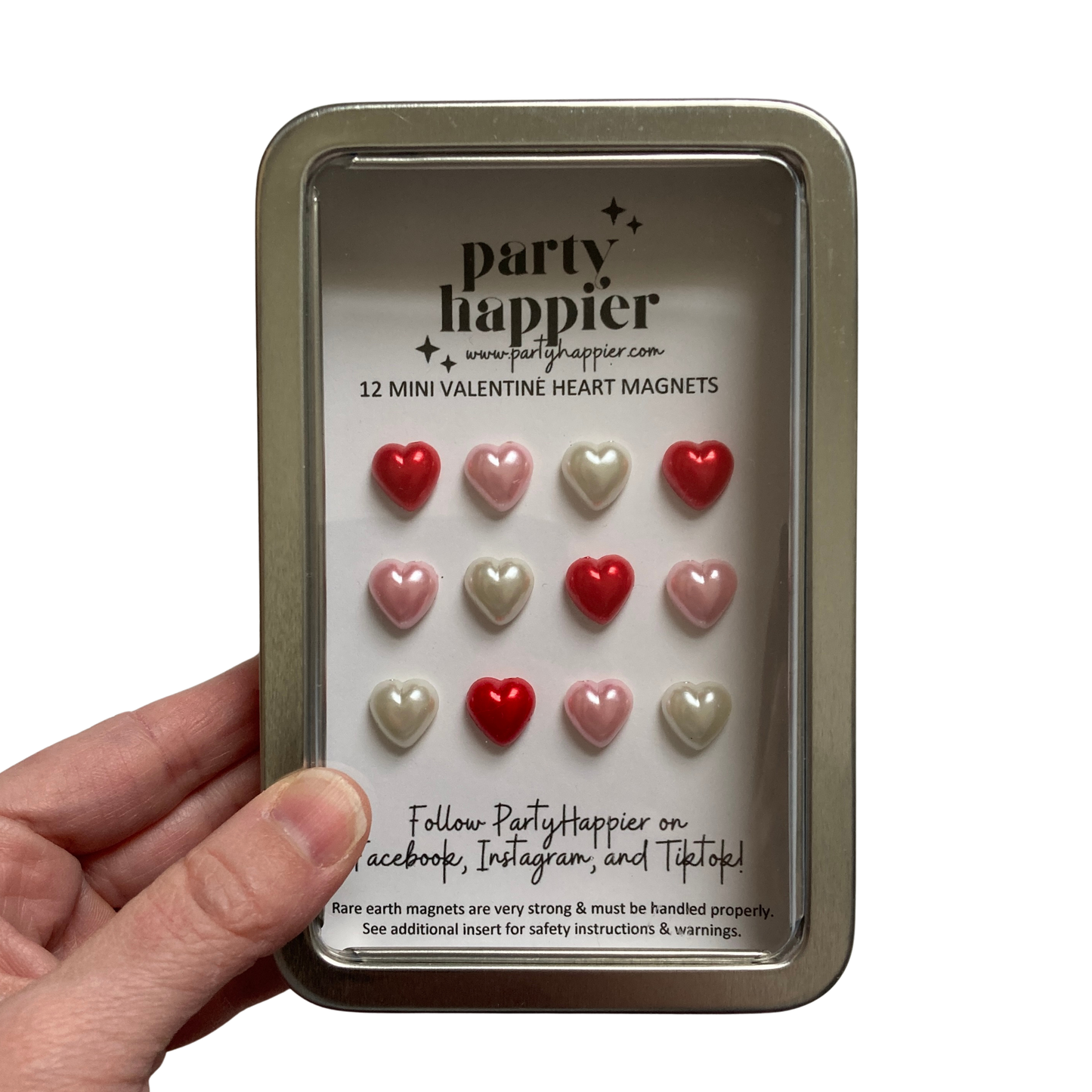 Mini Valentine Heart Magnets