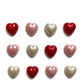 Mini Valentine Heart Magnets