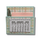 Watercolor Plaid 2025 Desk Calendar