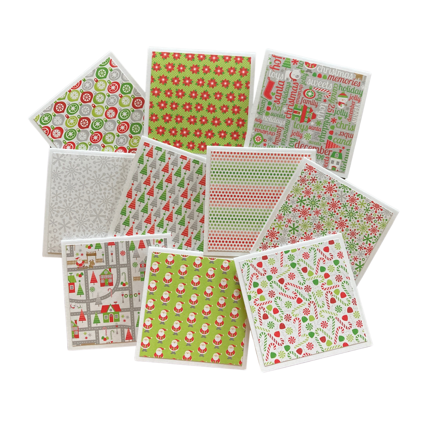 3x3 Home For The Holidays Note Cards