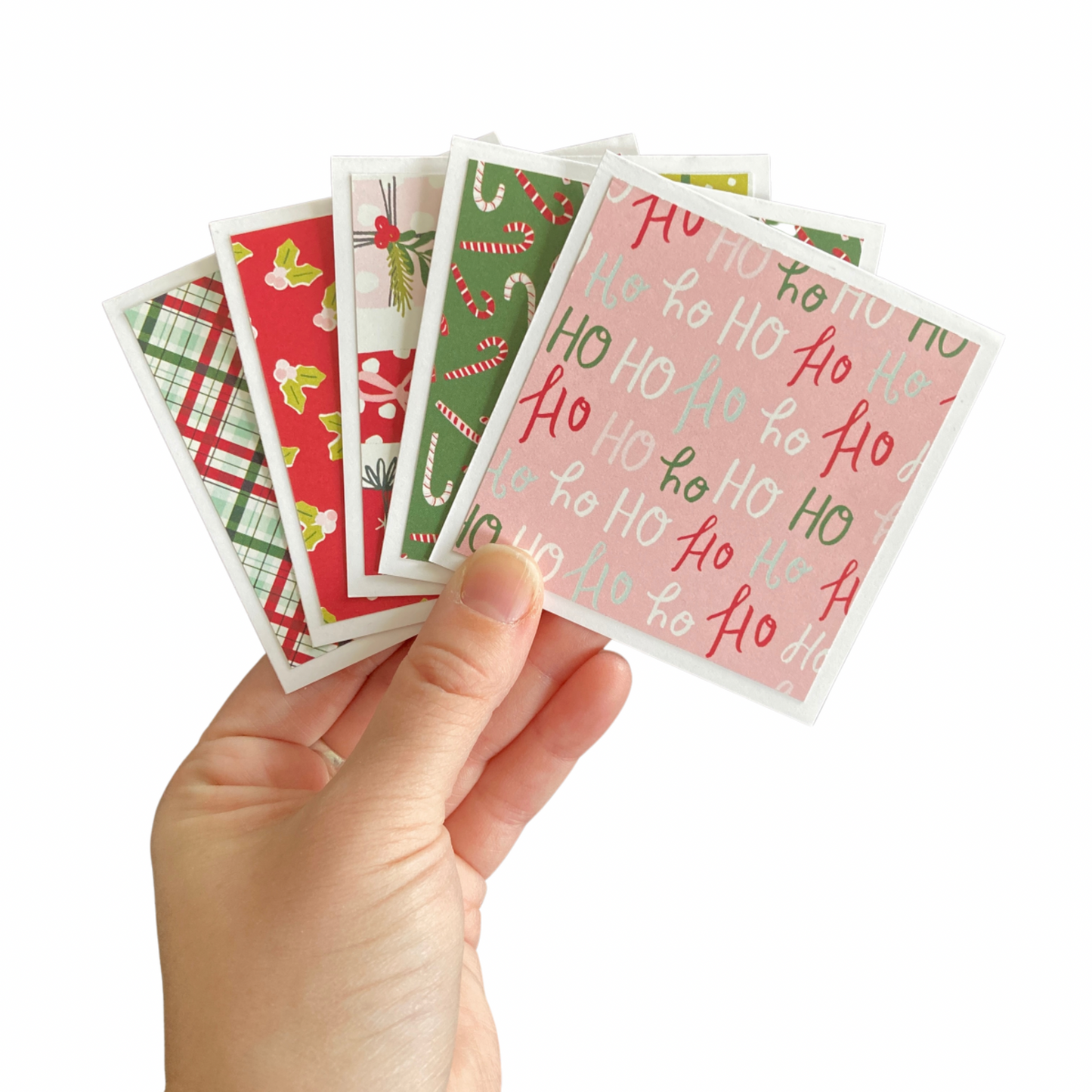 3x3 Holly Days Note Cards