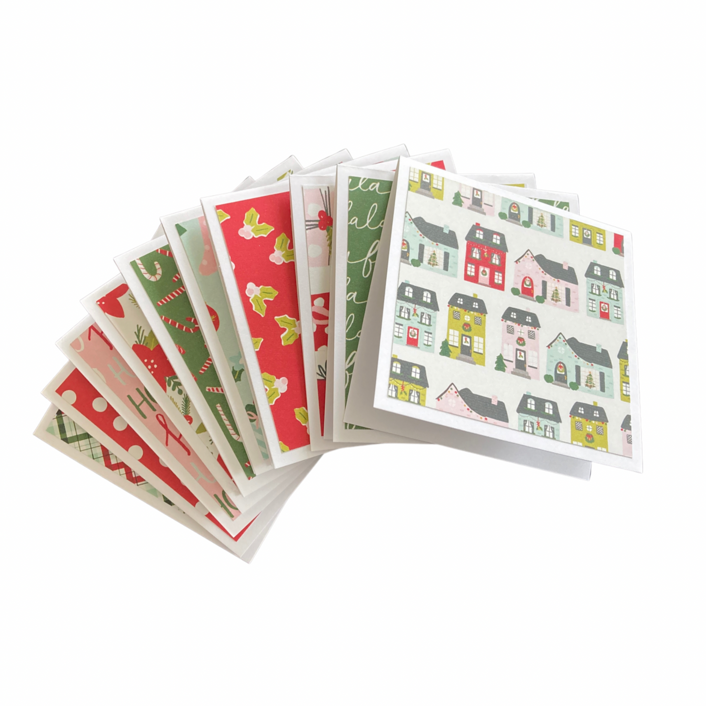 3x3 Holly Days Note Cards