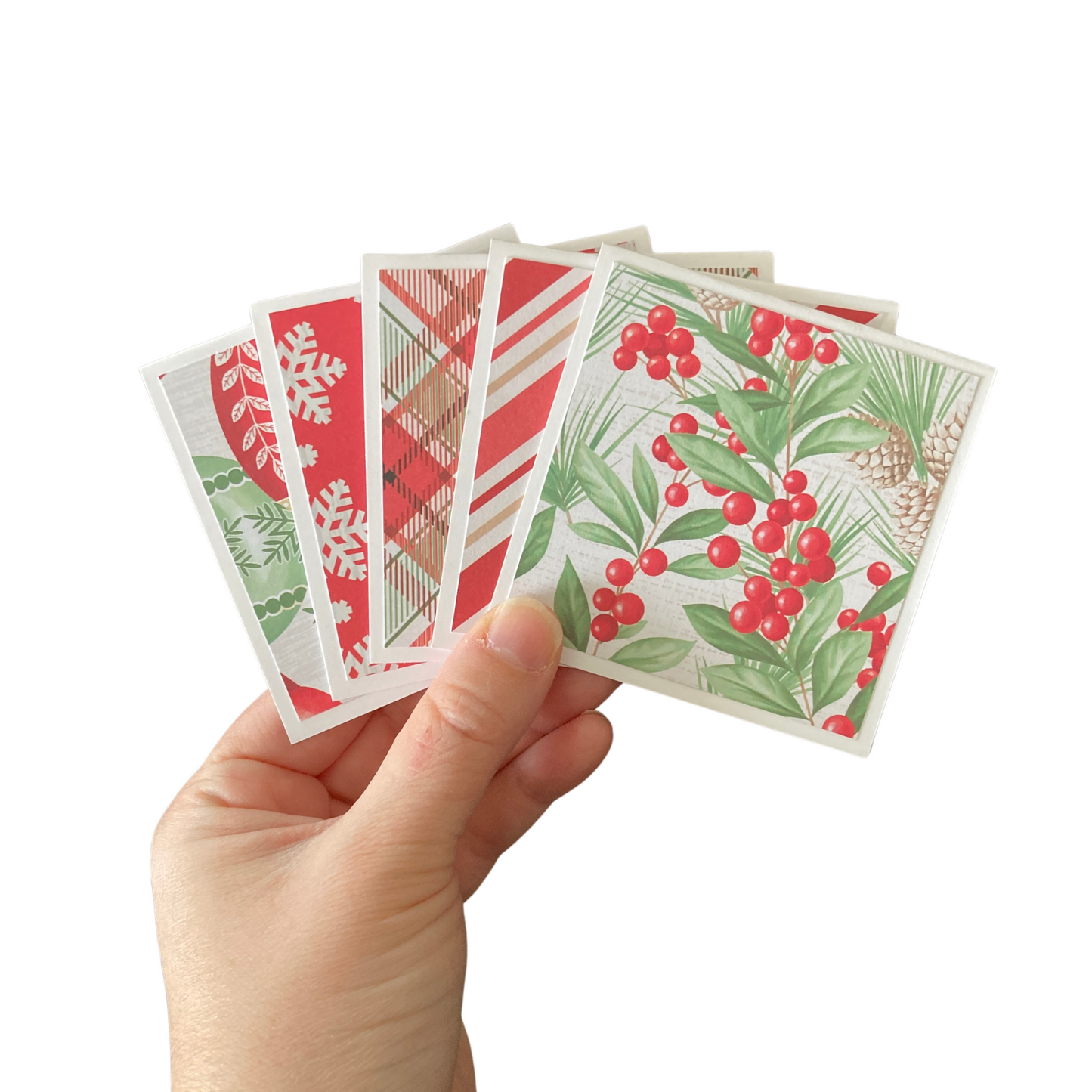 3x3 Berry & Pine Note Cards