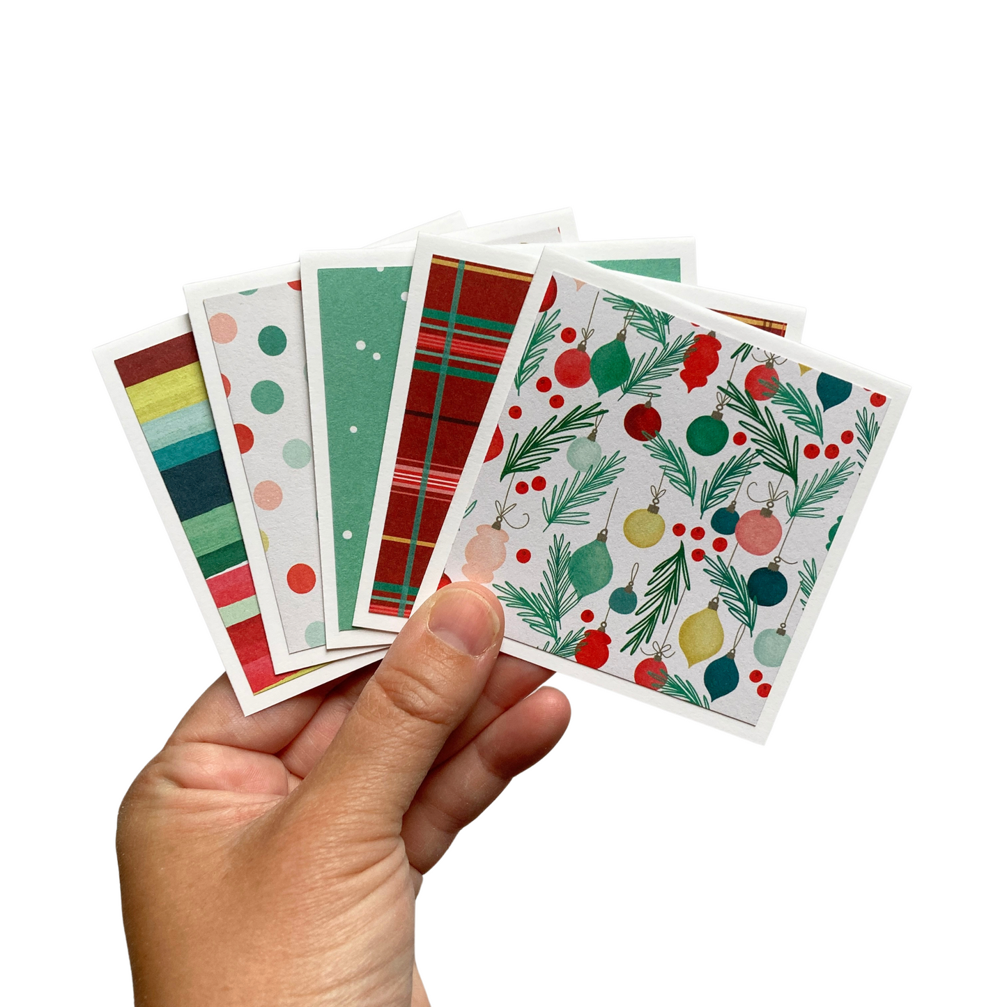 3x3 Jingle All The Way Note Cards