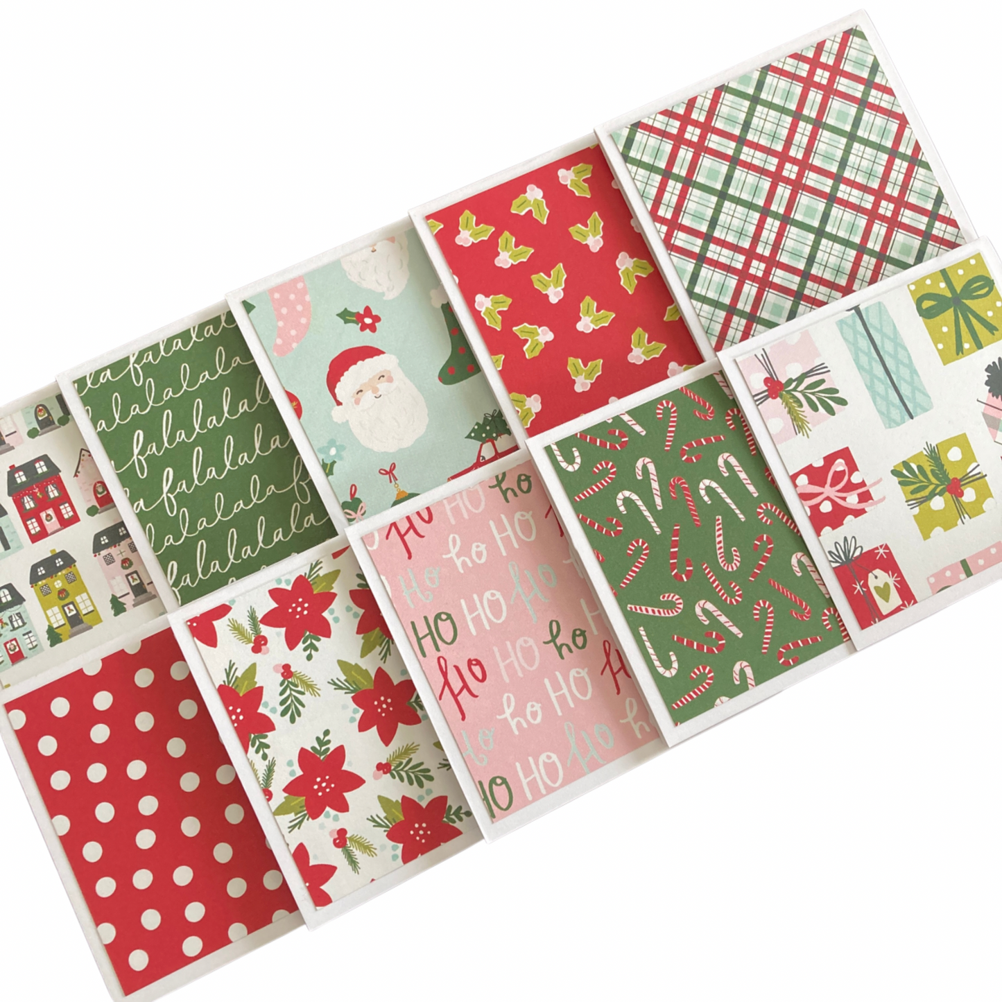 3x3 Holly Days Note Cards