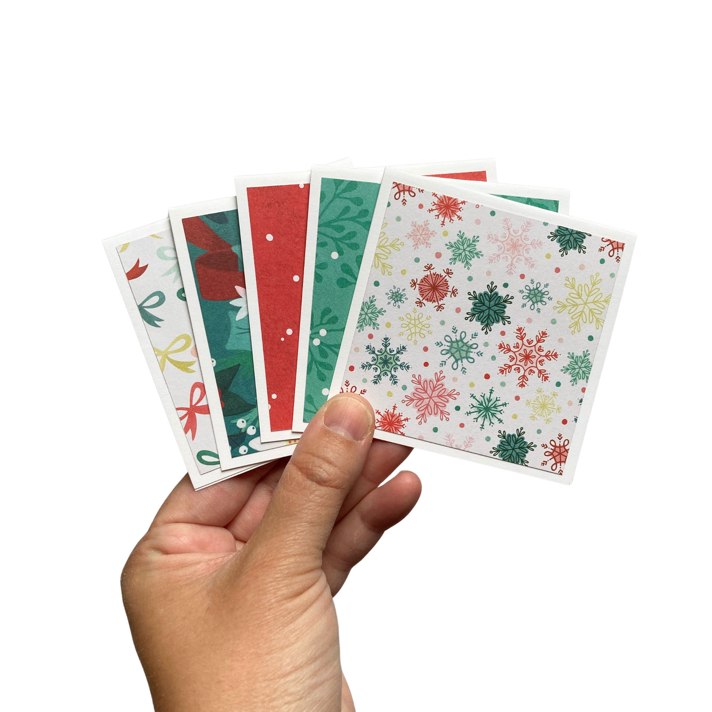 3x3 Jingle All The Way Note Cards