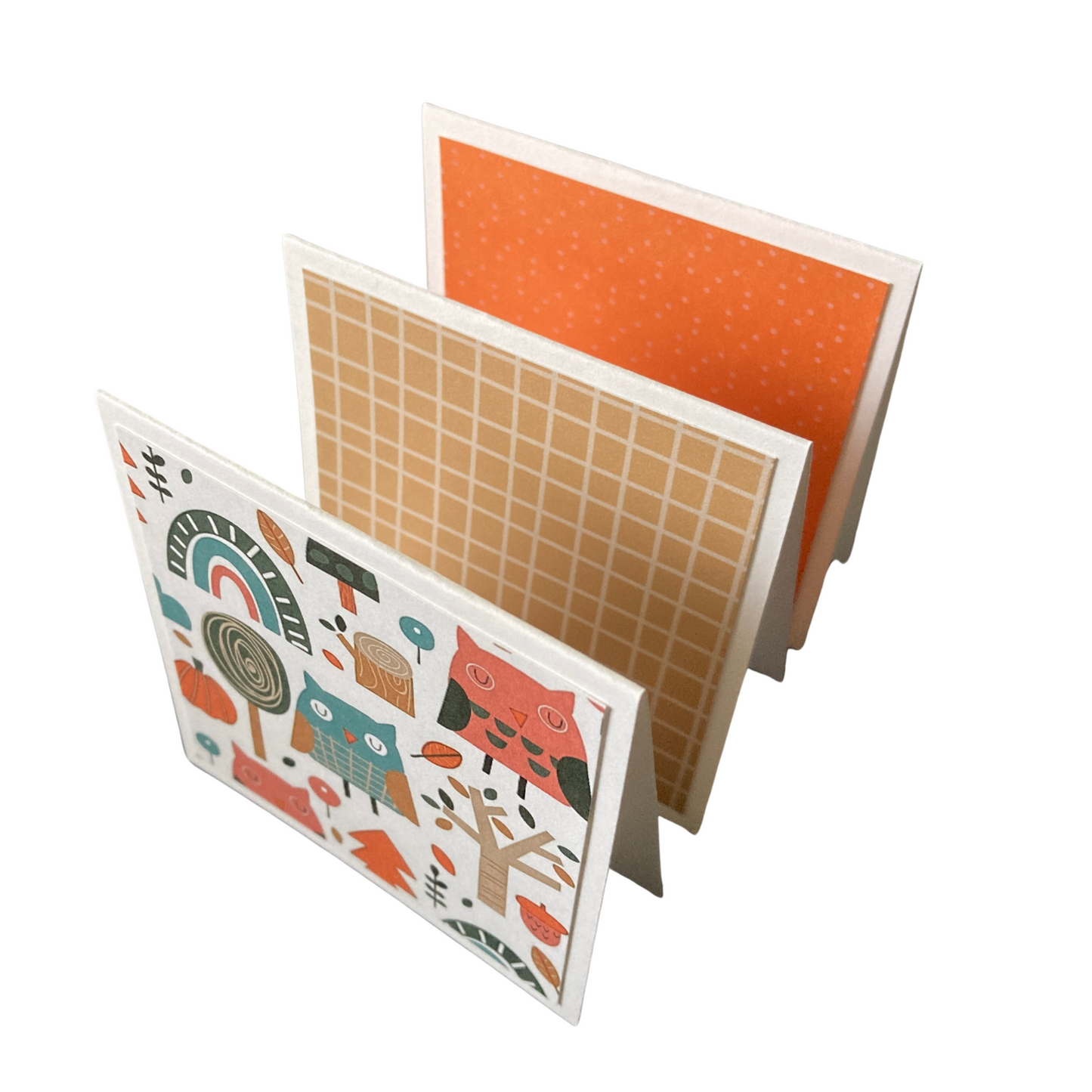 3x3 Fall Note Cards